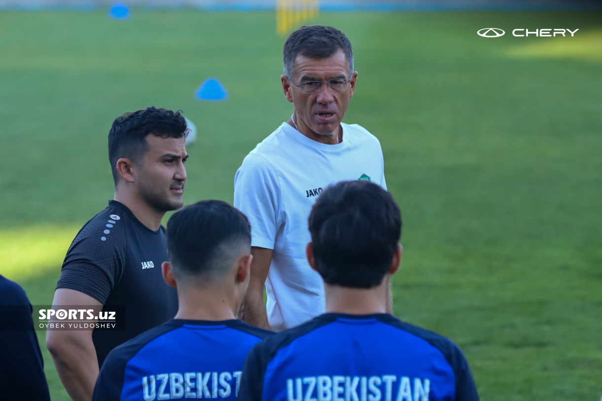 Uzbekistan national team. Trenirovka 02.09.2024